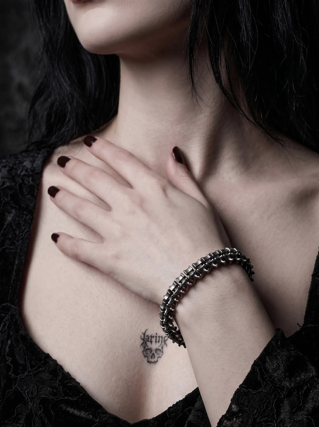 Gothic Dragon Spine Bracelet image 3