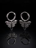 Oracle Wing Gothic Butterfly Earrings image 0