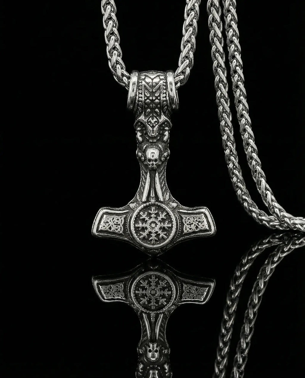 Thor Hammer Pendant Necklace image 0