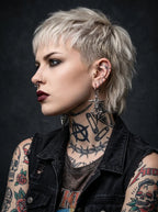 Punk Trident Earrings image 1