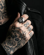 Punk Skull Lucky Number 7 Ring image 1