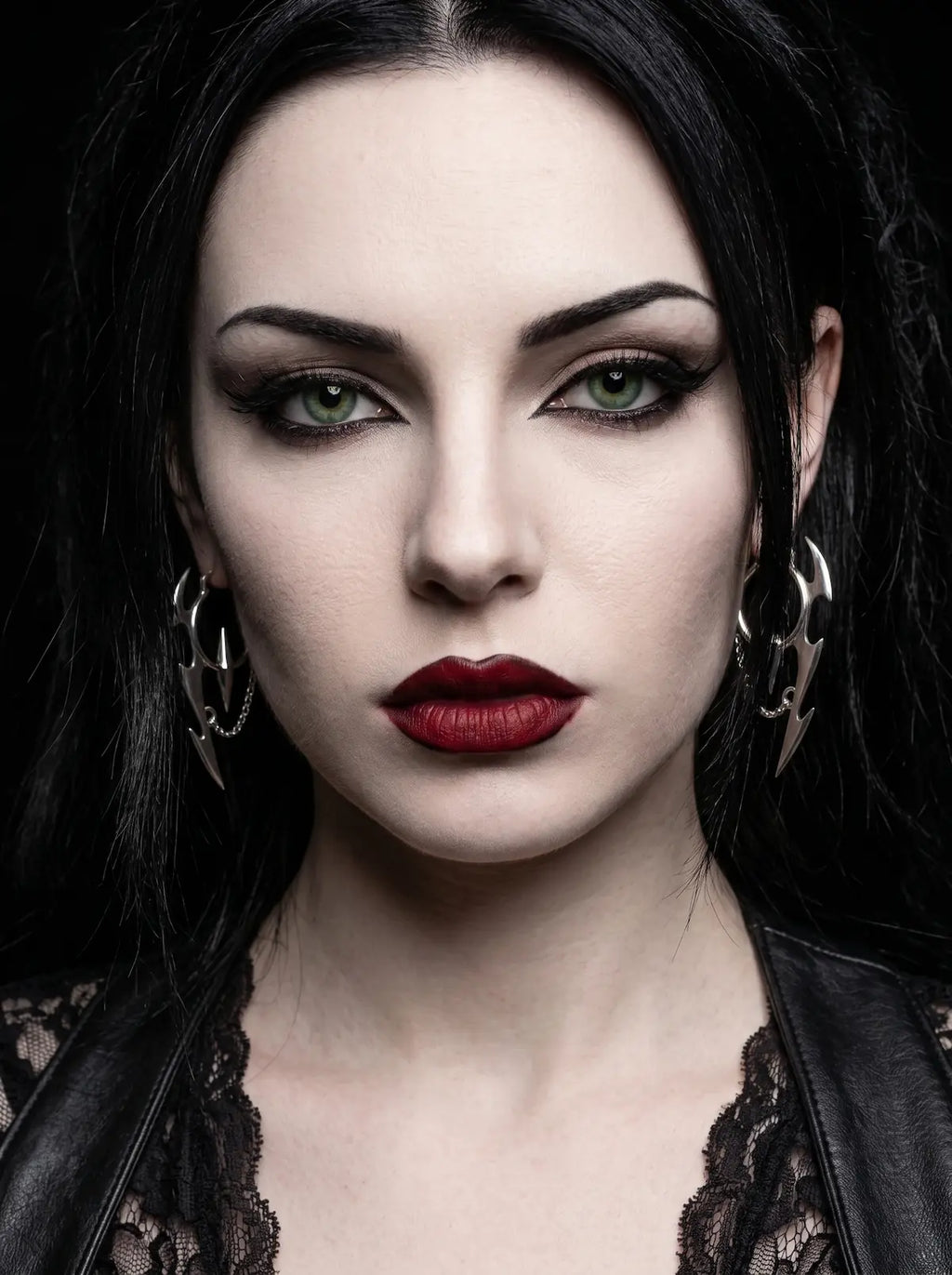 Tribal Shard Chain Earrings image 1