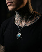 Eight-pointed Star Devil Eye Pendant Necklace image 3