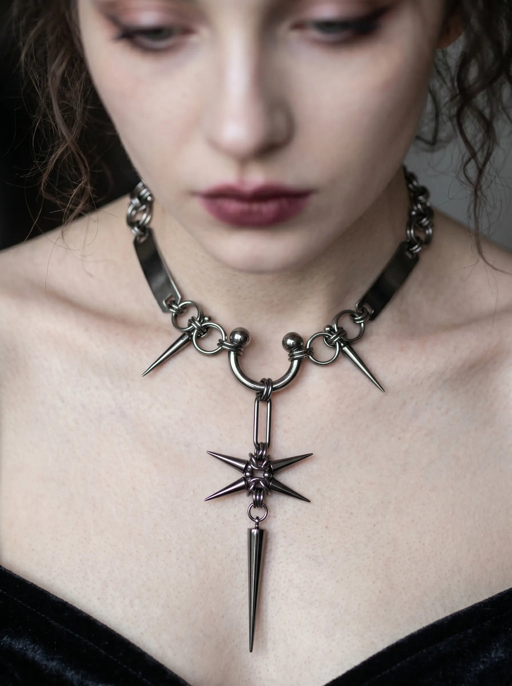 Punk Ironclad Choker image 2