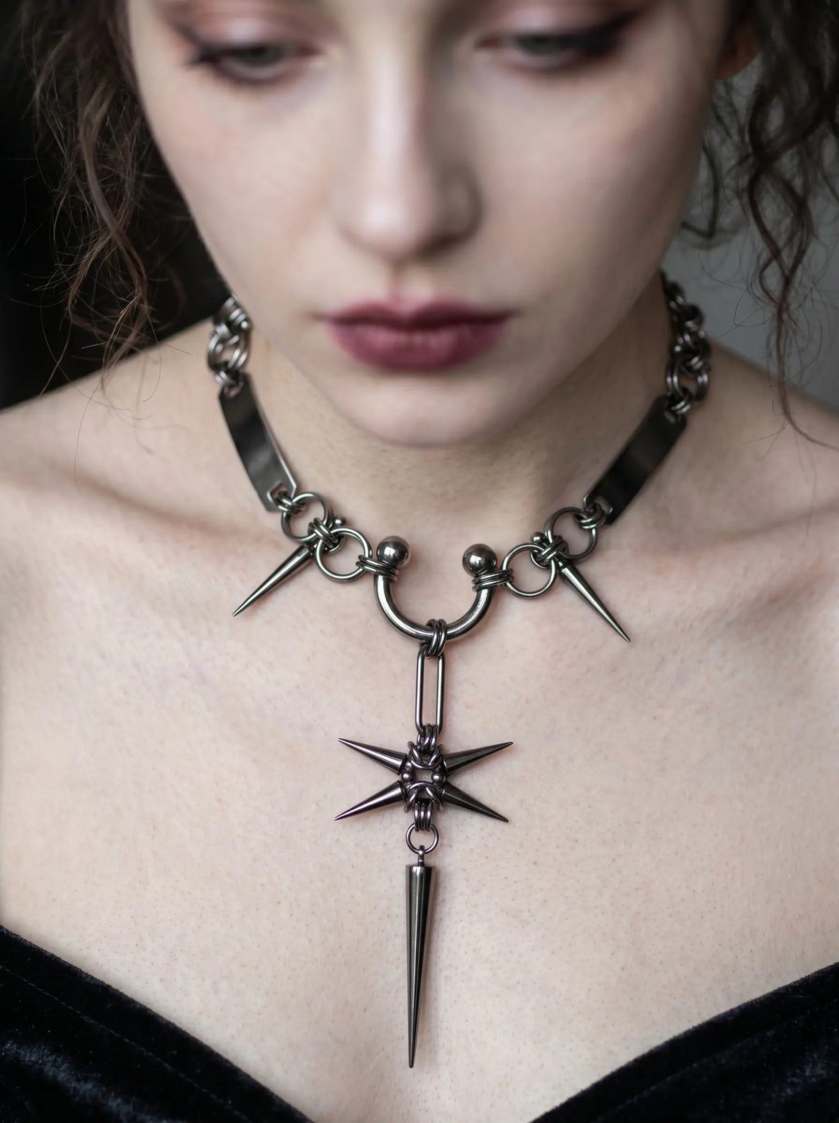 Punk Ironclad Choker image 2