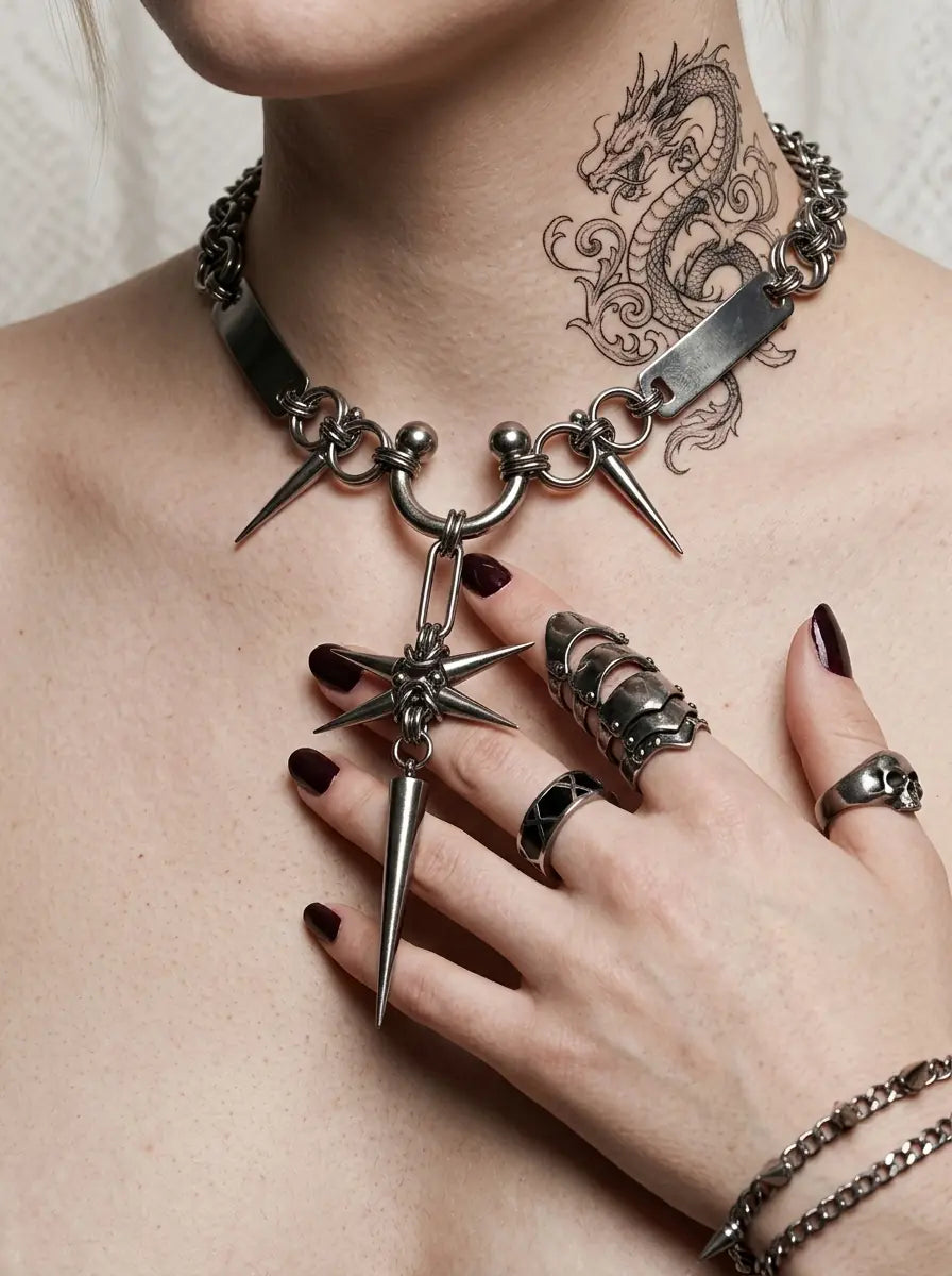 Punk Ironclad Choker image 6