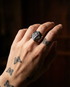 Punk Skull Lucky Number 7 Ring image 2