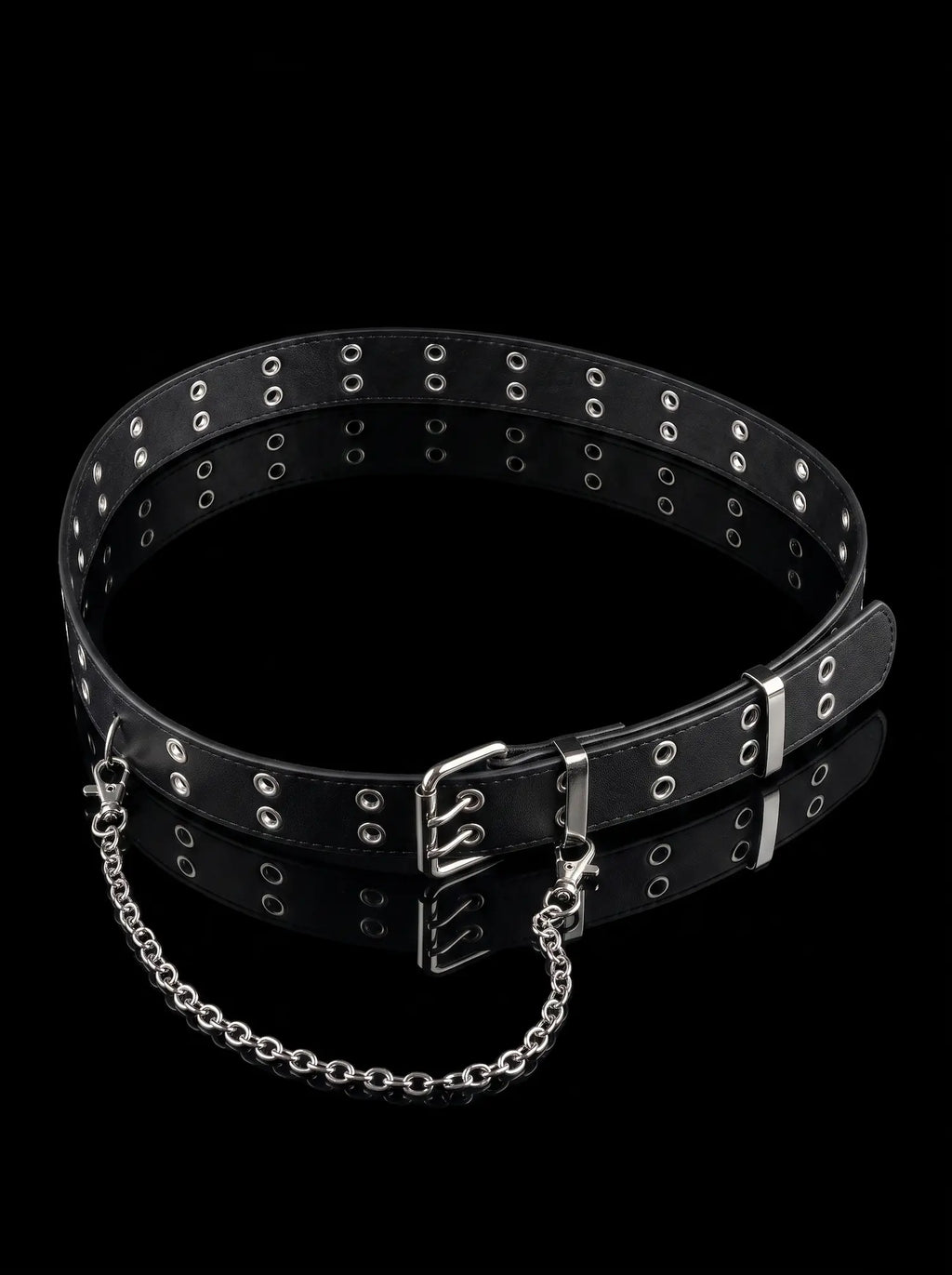 Ironbound Double Grommet Punk Belt image 0