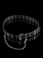 Ironbound Double Grommet Punk Belt image 0