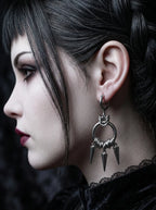 Spiked Halo Earrings image 1