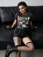 Ironbound Double Grommet Punk Belt image 4