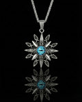 Eight-pointed Star Devil Eye Pendant Necklace image 0