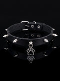 Punk Spiked Paw Choker image 0
