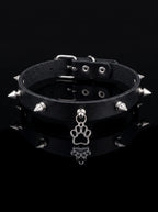 Punk Spiked Paw Choker image 0