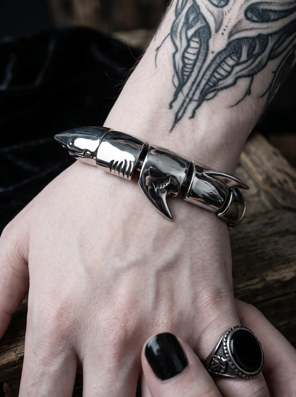 Abyssal Shark Spine Bracelet image 1