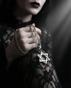 Hollow Hexagram Pendant Necklace image 5