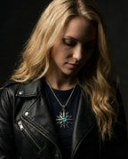 Eight-pointed Star Devil Eye Pendant Necklace image 5