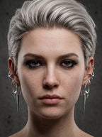Tribal Fang Drop Earrings image 1