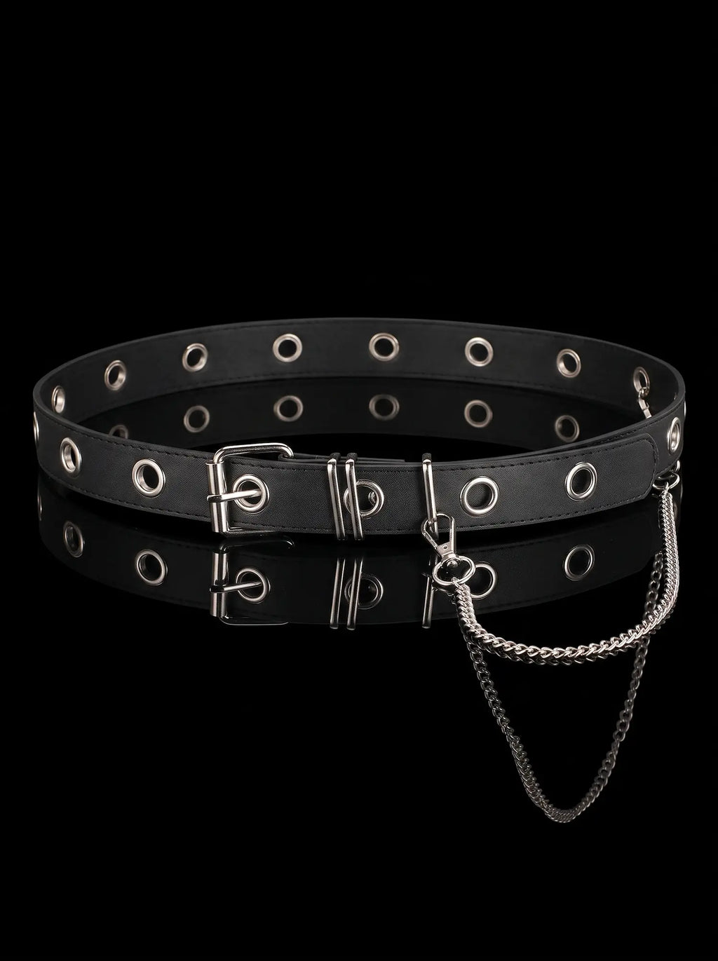 Chainbound Grommet Punk Belt image 0