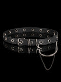Chainbound Grommet Punk Belt image 0
