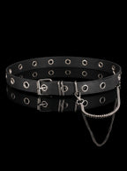 Chainbound Grommet Punk Belt image 0