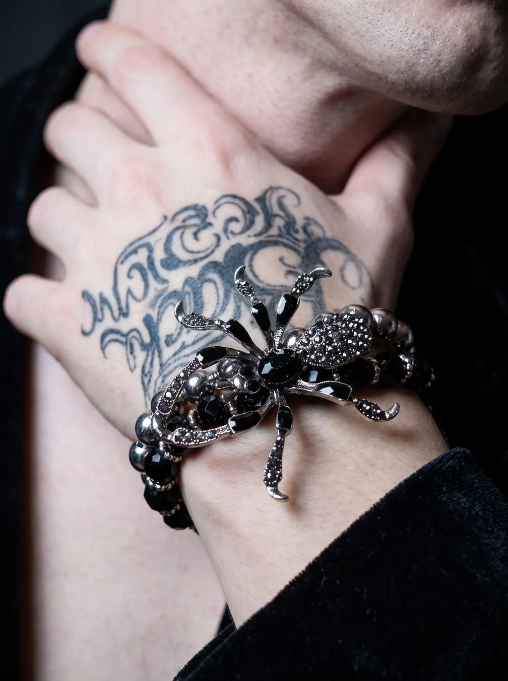 Widow’s Oath Spider Beaded Bracelet image 4
