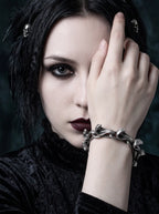 Entwined Serpents Gothic Bracelet image 3