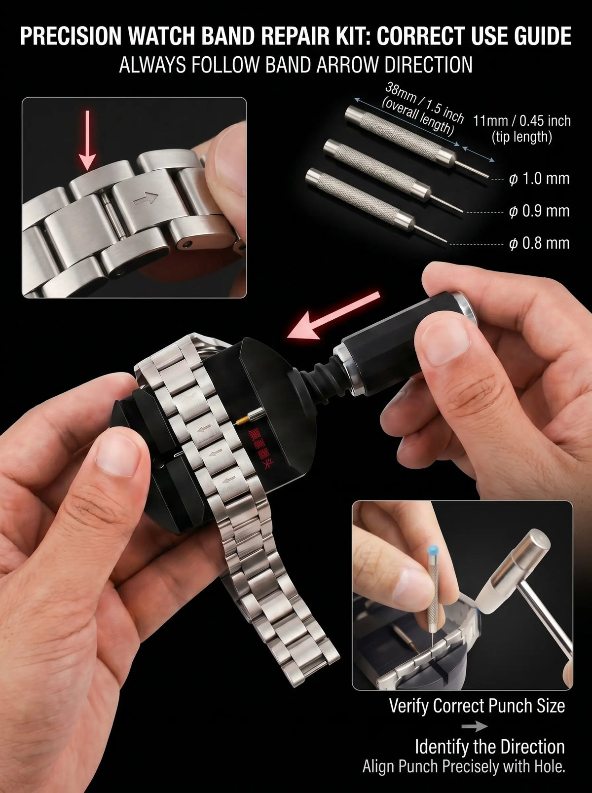 Pro Watch Band Link Removal Kit image 1