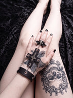 Batwing Skull Hand Chain image 6