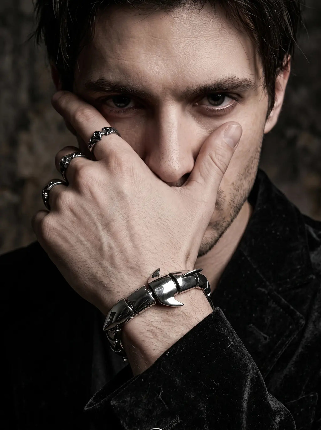 Abyssal Shark Spine Bracelet image 2