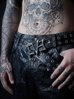 Voidstar Double Grommet Punk Belt image 1