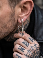 Tribal Fang Drop Earrings image 2