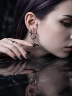 Punk Spiked Cone Earrings image 1