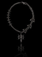 Voidthorn Armored Gothic Cross Necklace image 0