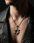 Hollow Hexagram Pendant Necklace image 1