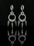 Spiked Halo Earrings image 0