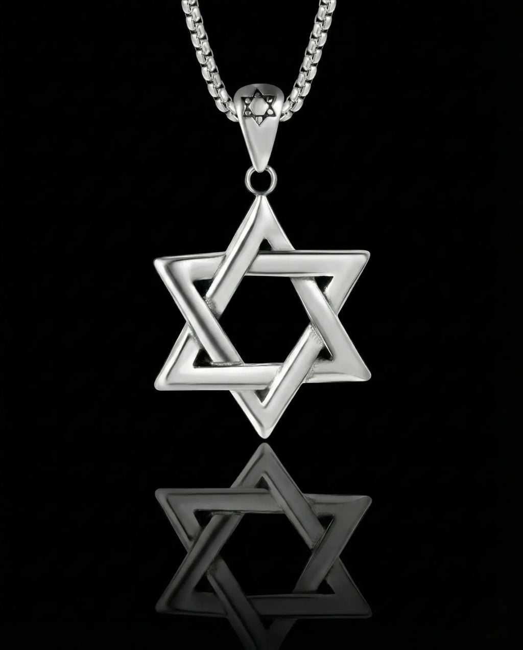 Hollow Hexagram Pendant Necklace image 0