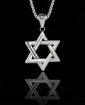 Hollow Hexagram Pendant Necklace image 0